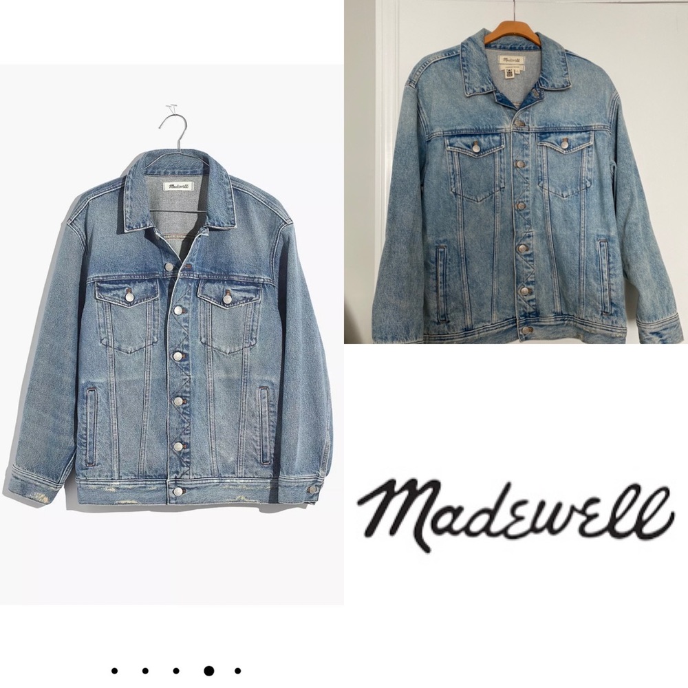 MADEWELL Oversized Trucker Jean Jacket